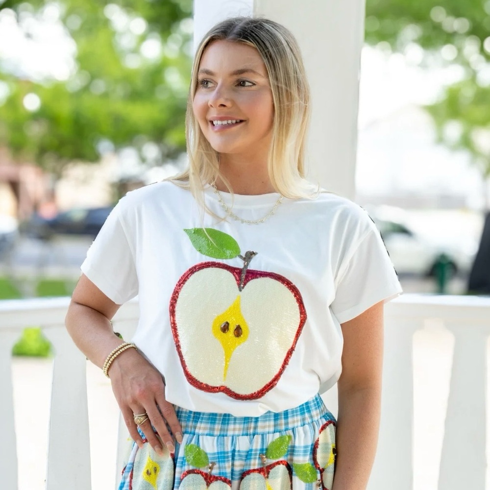 Queen of Sparkles Apple Half Tee